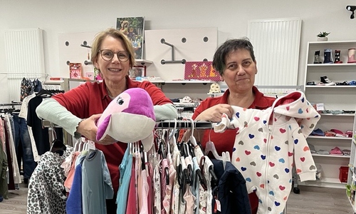 Das Team der Babytasche Dorothea Bosse und Stefanie Nörenberg.