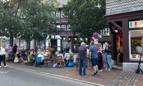 Flashmob auf dem Sperlingsplatz. Archivbild