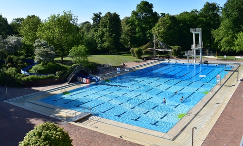 Das Freibad im Bürgerpark