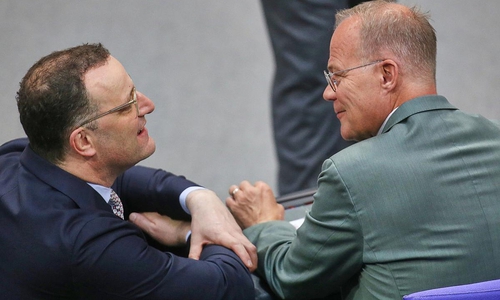 Jens Spahn und Matthias Miersch (Archiv)