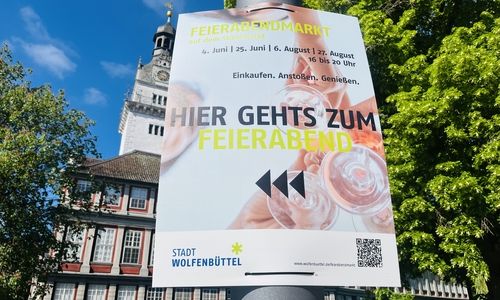 Nächste Woche findet wieder der Feierabendmarkt statt. 