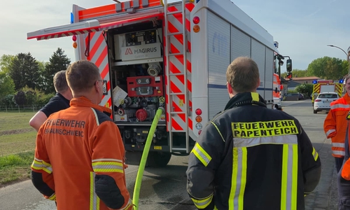 Braunschweiger und Gifhorner Feuerwehren geneinsam im Einsatz.
