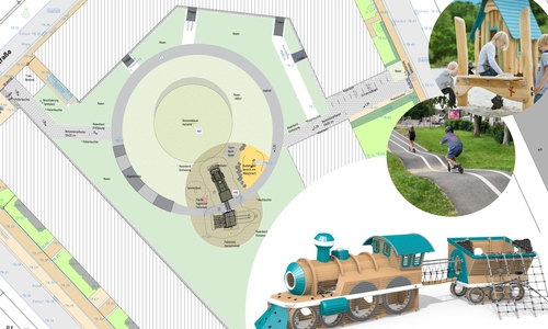 So soll der neue Spielplatz im Bebelhof aussehen.