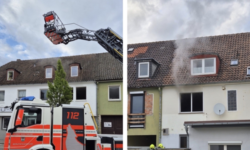 Am Sonntagmorgen wurde der Löschzug der Berufsfeuerwehr zu einer unklaren Rauchentwicklung mit Feuerschein in die Poststraße alarmiert.