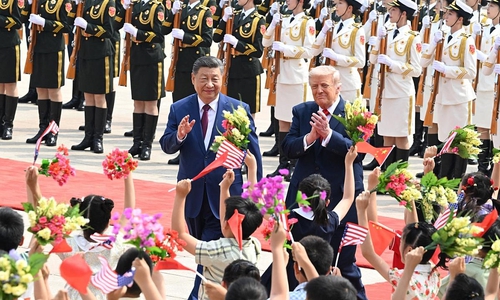 Chinas Präsident Jinping empfängt Trump am 14.05.2026 in Peking