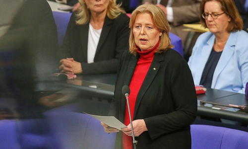 Bärbel Bas während der Regierungsbefragung am 6. Mai (Archiv)