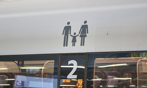 Familienabteil bei der Deutschen Bahn (Archiv)