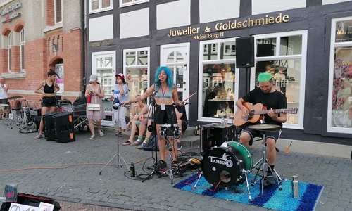 Am Wochenende in Braunschweig: Das Straßenmusikfestival Buskers (Archivbild).