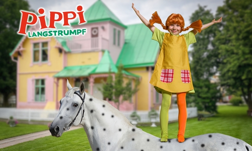 Rebecca als Pipi Langstrumpf.