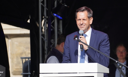 Ministerpräsident Olaf Lies sagte in seiner Eröffnungsrede, dass man in Braunschweig besonders merke, dass die Menschen stolz auf ihre Heimat sind.