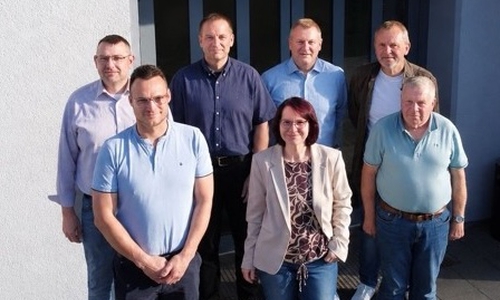 Holger Helwig, Marvin Bäumann, Marc Anton, Kathleen Frohse, Ralf Bode, Dietmar Kaufmann und Reiner Bergien (v. li.).