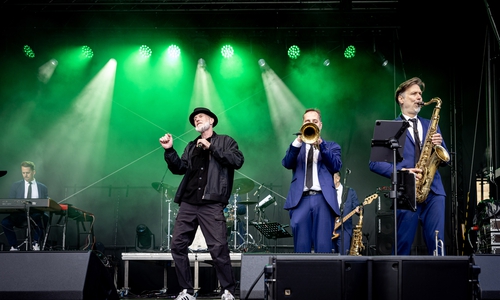 Die Jazzkantine waren Headliner am Samstagabend auf der Stage of Lions.