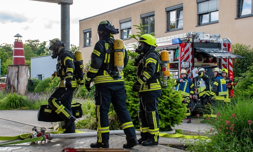 Die Übung wurde in einer Pflegeeinrichtung durchgeführt.