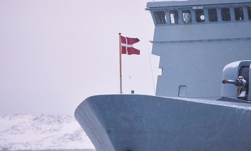 Dänisches Kriegsschiff in Grönland (Archiv)