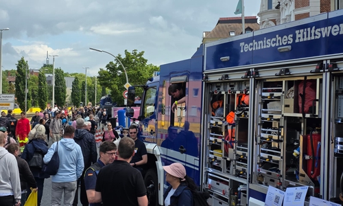 Das THW darf da natürlich nicht fehlen.