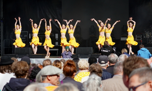 Der Tag der Niedersachsen wurde mit einer bunten Bühnenshow eröffnet.
