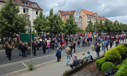 Die Gruppen formieren sich.