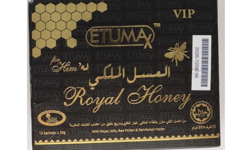 Betroffen ist auch Etumax Royal Honey for him.