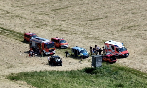 Blick von oben: Mehrere Drohnen waren an der Suche beteiligt.