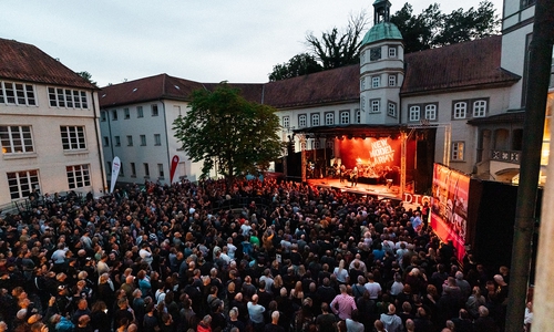 Der Schlosshof war wieder eine würdige Kulisse.