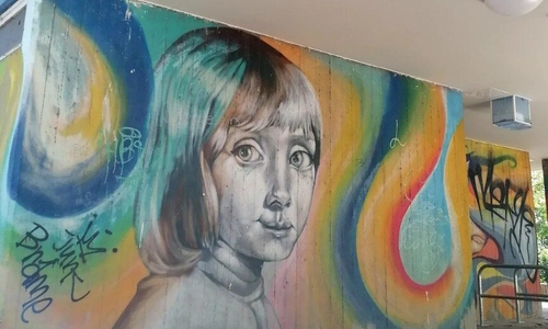 Manch ein Graffiti ist auch ein echtes Kunstwerk.