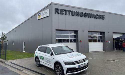 Die neue Rettungswache wurde nun eingeweiht.