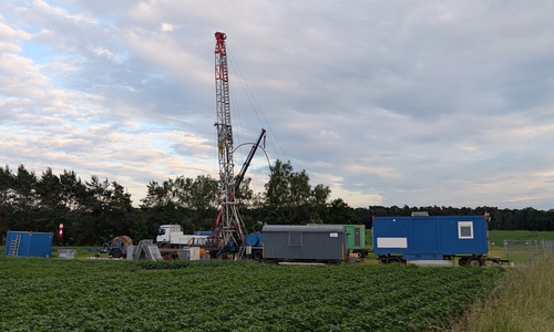 Die Bohrung Hankensbüttel-Süd 87 nach dem Ereignis.
