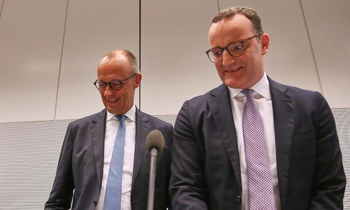 Friedrich Merz und Jens Spahn (Archiv)