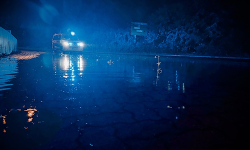 Etliche Straßen standen unter Wasser.