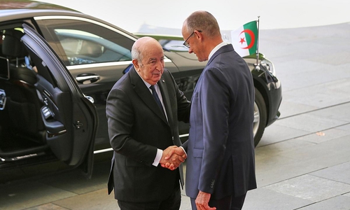 Abdelmadjid Tebboune und Friedrich Merz am 16.07.2026
