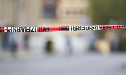 Polizeiabsperrung (Archiv)