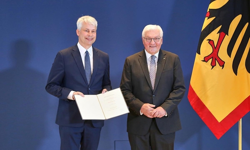 Steffen Bilger und Frank-Walter Steinmeier am 29.07.2026