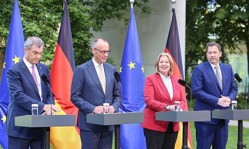 Pressekonferenz nach Koalitionsausschuss am 02.07.2026