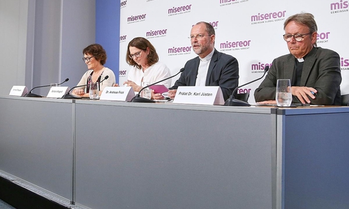 Misereor und Katholische Zentralstelle für globale Entwicklung stellen Jahresbilanz vor (KZE) am 14.07.2026