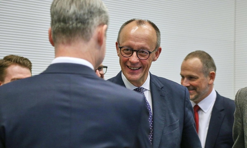 Steffen Bilger und Friedrich Merz (Archiv)