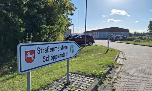 Die Straßenmeisterei Schöppenstedt.