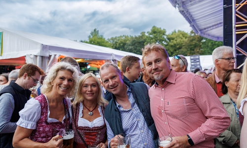 Es herrschte ausgelassene bayrische Stimmung.