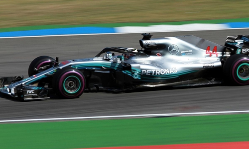 Formel-1-Rennauto von Mercedes (Archiv)