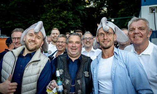 Auch wenn es die Ladies Night war – die Herren der Schöpfung waren ebenfalls in Partystimmung.