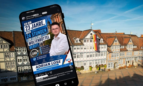Auf Instagram verkündet Adrian Lose seine Kandidatur auf das Bürgermeisteramt.