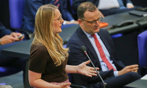 Katharina Dröge und Jens Spahn (Archiv)
