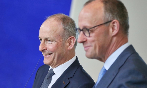 Micheál Martin und Friedrich Merz (Archiv)
