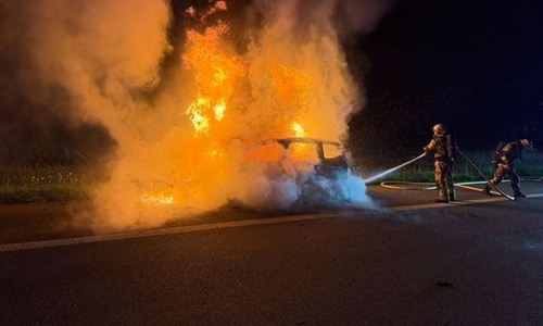PKW-Brand BAB27 (Archiv)