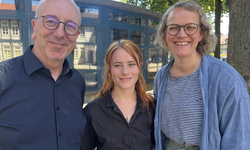  Der Vorstand des Kulturrats - Markus Lüdke, Carolin Knüpper und Johanna von Anshelm.