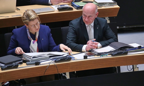 Franziska Giffey und Kai Wegner (Archiv)