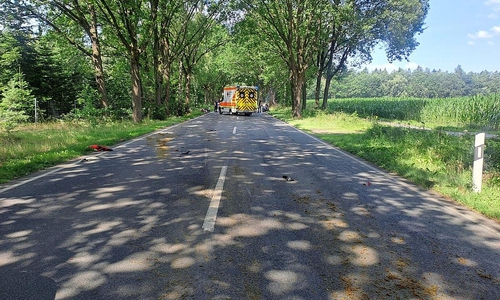 Unfallstelle L 124 (Archiv)