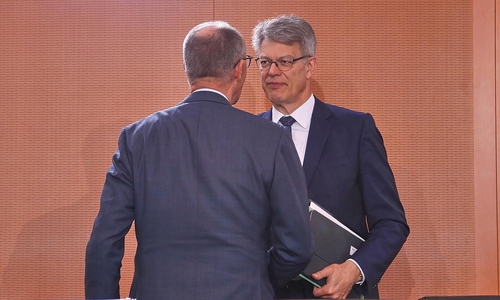 Friedrich Merz und Patrick Schnieder (Archiv)