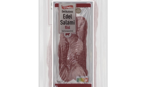 Die betroffene Salami.