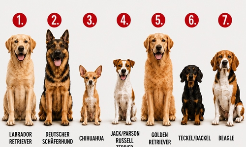 Das sind die Lieblingsrassen.