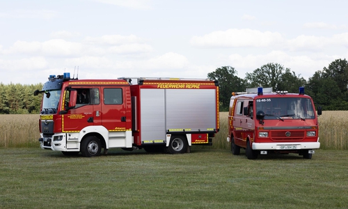 Fahrzeugwechsel bei der Feuerwehr Repke.